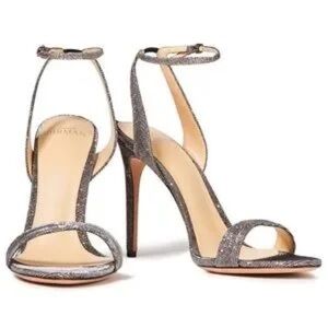 Alexandre Birman Willow Lamé Sandals - Metallic - 80mm